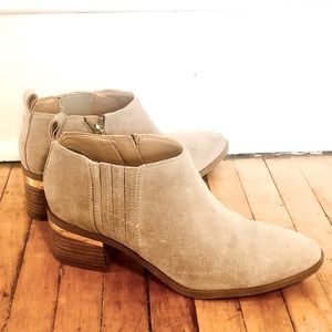 Franco Sarto suede ankle boots